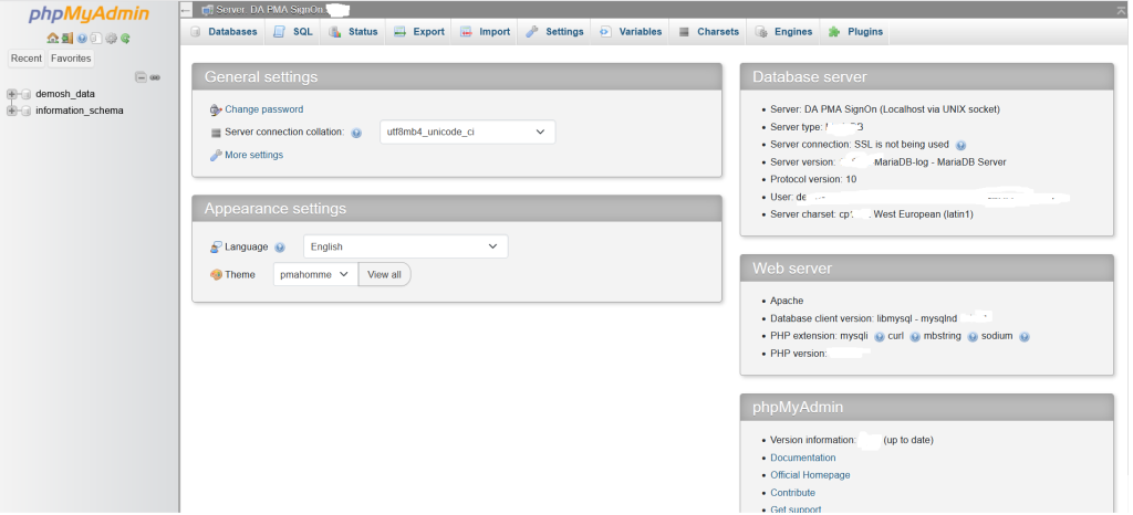 4. Navaigate to PHPMyAdmin