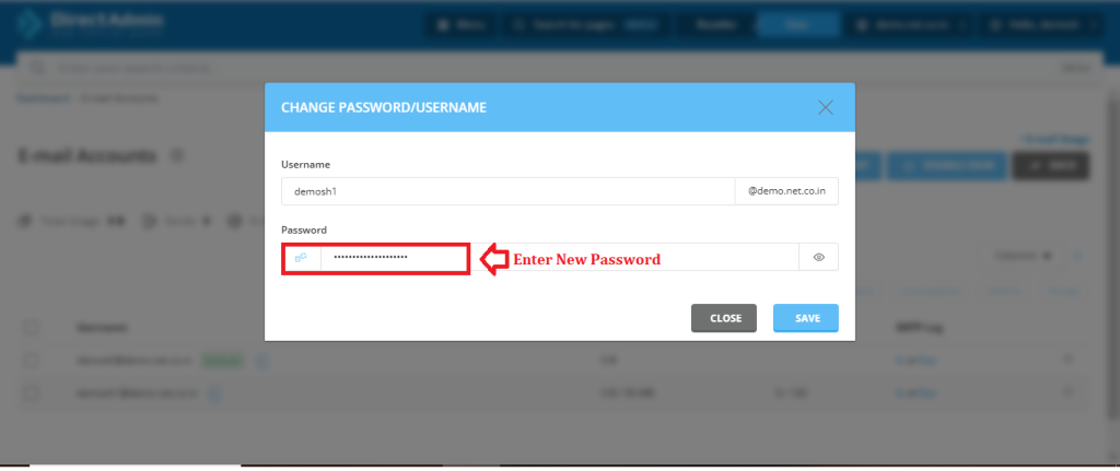 Enter New Password