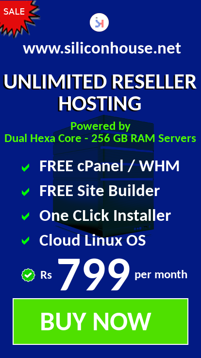 Rs.799 Reseller Hosting Banners