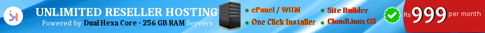 Rs.999 Reseller Hosting Banners