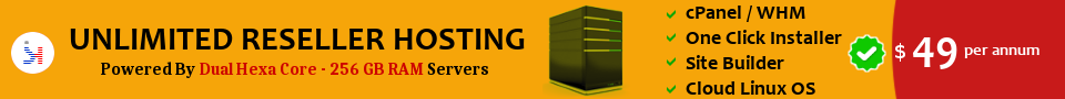 $ 49 Reseller Hosting Banners