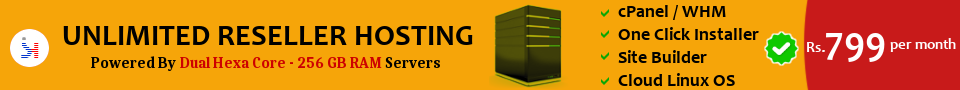 Rs.799 Reseller Hosting Banners