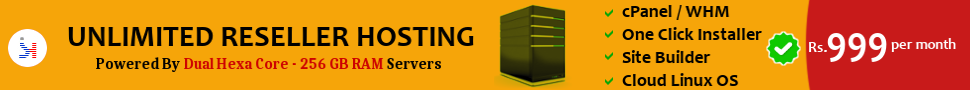 Rs.999 Reseller Hosting Banners