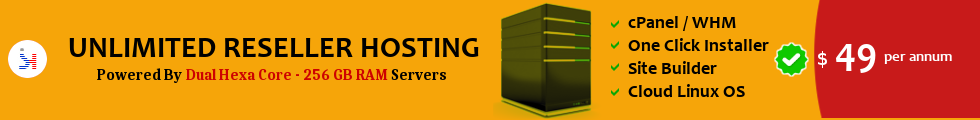 $ 49 Reseller Hosting Banners