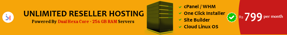 Rs.799 Reseller Hosting Banners