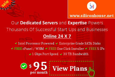 Dual Hexa Core 256 GB RAM Server Web Hosting